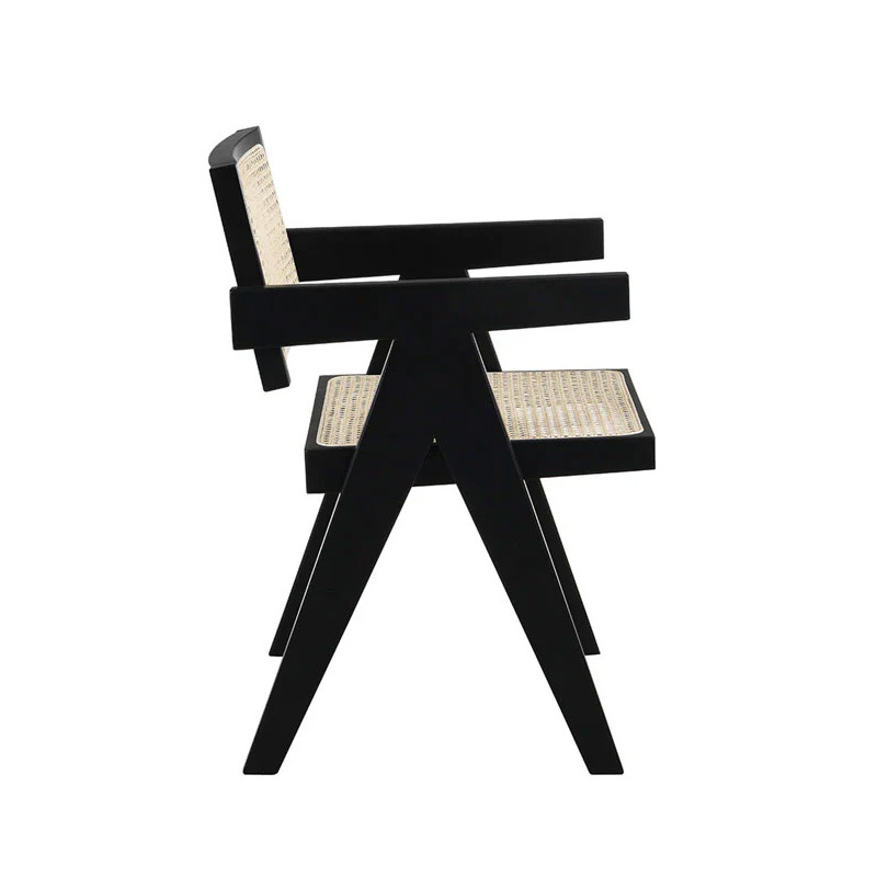 Modern Solid Wood Lounge Chair for Living Rooms