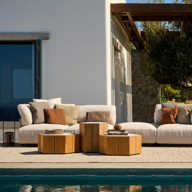 Waterproof Outdoor Side Table for Garden and Patio Use