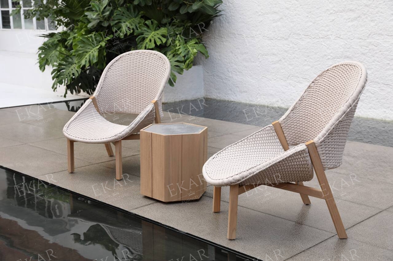 Waterproof Outdoor Side Table for Garden and Patio Use