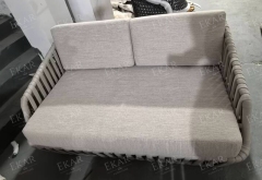 Modern Waterproof Wicker Sofa for Outdoor Relaxation and Comfort