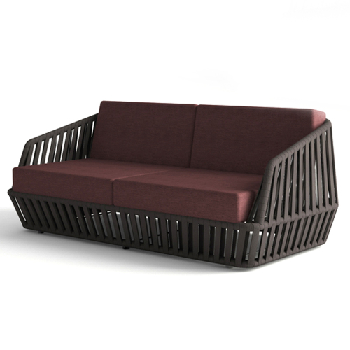 Modern Waterproof Wicker Sofa for Outdoor Relaxation and Comfort