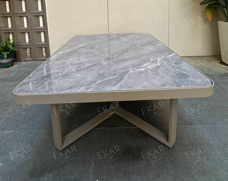 Modern Outdoor Coffee Table with Durable Weather-Resistant Design