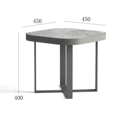 Modern Outdoor Coffee Table with Durable Weather-Resistant Design