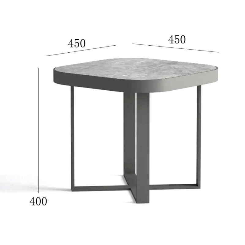 Modern Outdoor Coffee Table with Durable Weather-Resistant Design