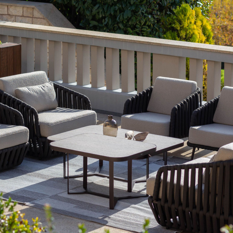 Modern Outdoor Coffee Table with Durable Weather-Resistant Design