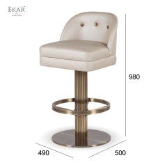 Modern Bar Stool – Sleek Design with Durable Metal Frame and Comfortable Seat