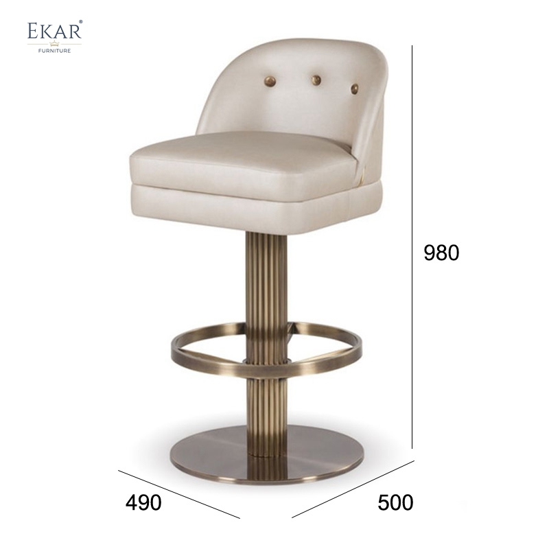 Modern Bar Stool – Sleek Design with Durable Metal Frame and Comfortable Seat