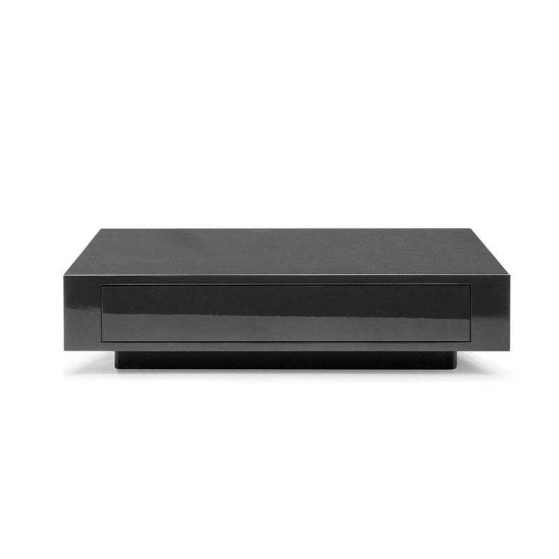 Modern Square Wooden Coffee Table for Living Room