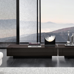 Modern Square Wooden Coffee Table for Living Room