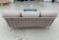 Waterproof Rattan Outdoor Sofa with Meta