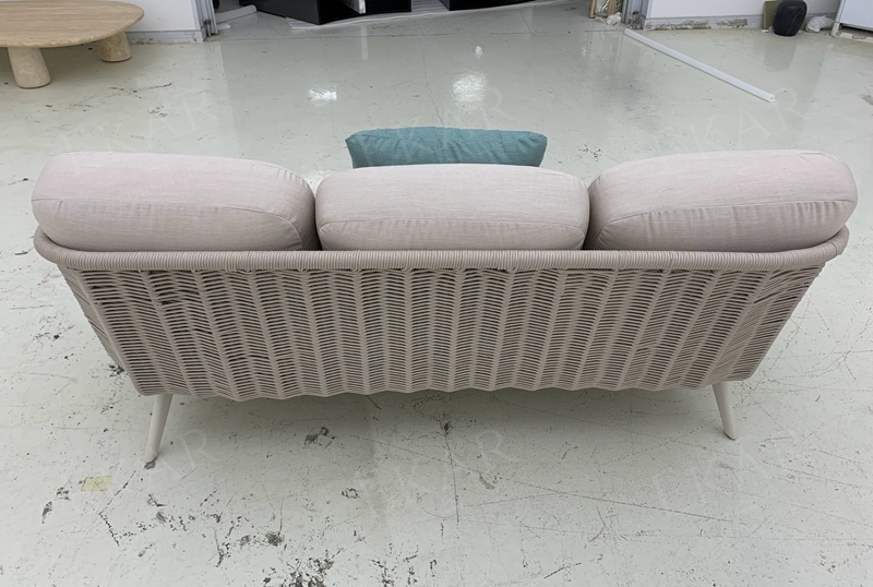 Waterproof Rattan Outdoor Sofa with Meta