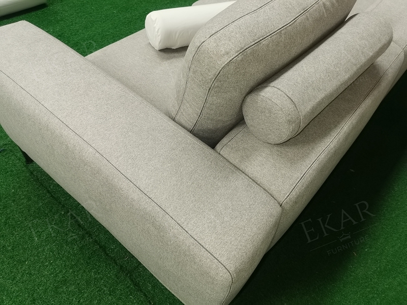 Multi-Seater Fabric Sofa with Metal Legs