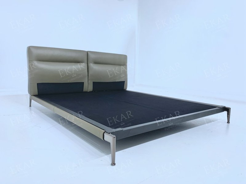 Modern Bed with Metal Frame
