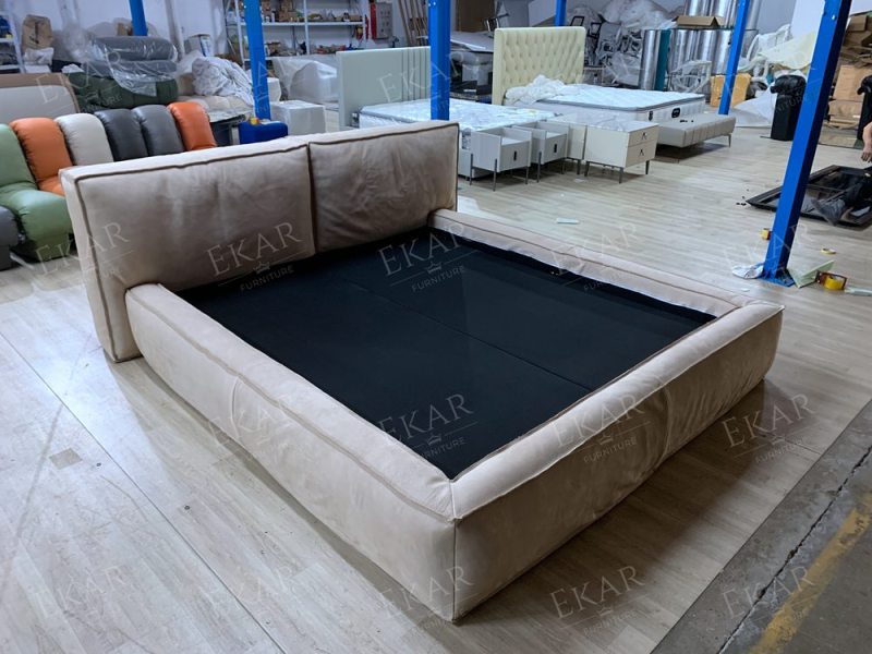 Wood and Metal Hybrid Bed Frame