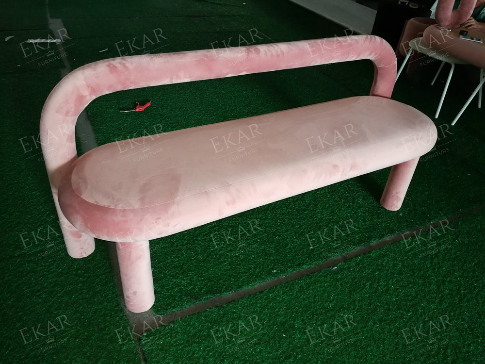 Modern Minimalist Dining Bench | Luxury Upholstered Seating | EKAR FURNITURE WHCD-C213