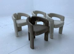 Modern Sculptural Dining Chair | High-End Custom Seating | EKAR FURNITURE