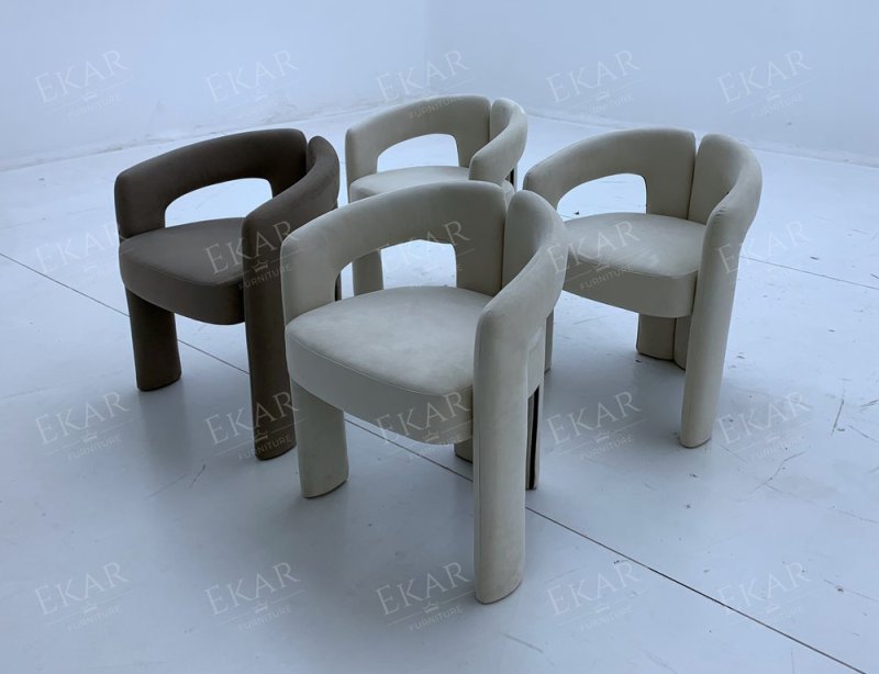 Modern Sculptural Dining Chair | High-End Custom Seating | EKAR FURNITURE