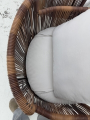 Modern Outdoor Wicker Armchair – Stylish lounge chair by Ekar Furniture for patio, garden venues