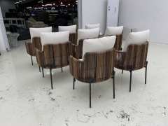 Modern Outdoor Wicker Armchair – Stylish lounge chair by Ekar Furniture for patio, garden venues