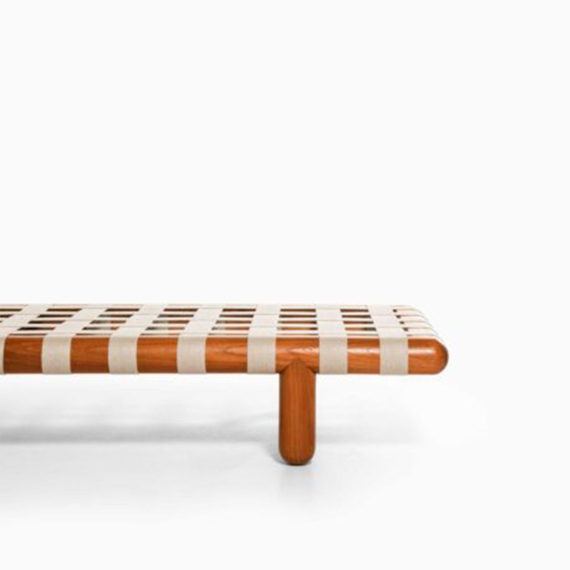 Modern Outdoor Lounge Chair with Weather-Resistant Fabric