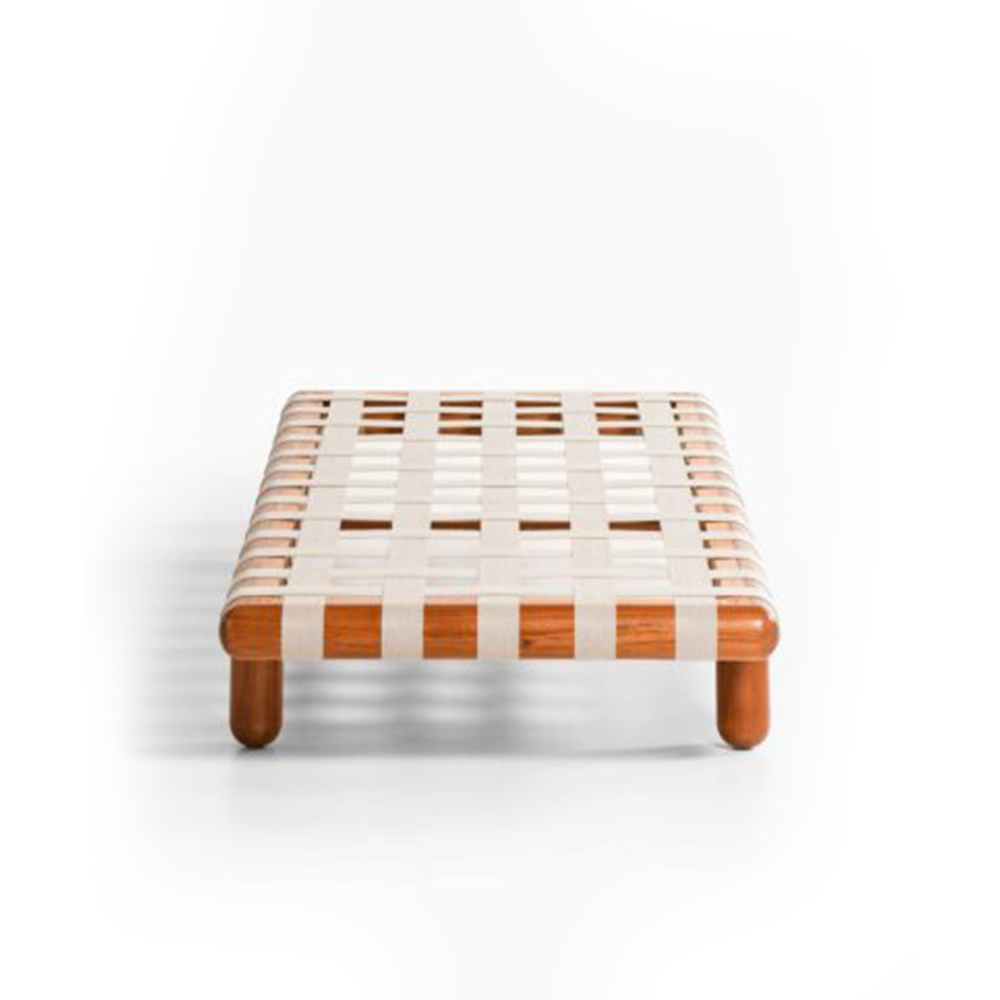 Modern Outdoor Lounge Chair with Weather-Resistant Fabric