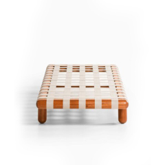 Modern Outdoor Lounge Chair with Weather-Resistant Fabric