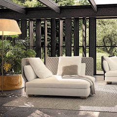 Contemporary Waterproof Woven Sofa Durable and Comfortable Outdoor Furniture