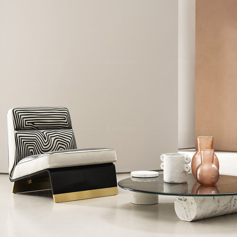 Minimalist Round Glass Coffee Table Stylish Living Room Accent