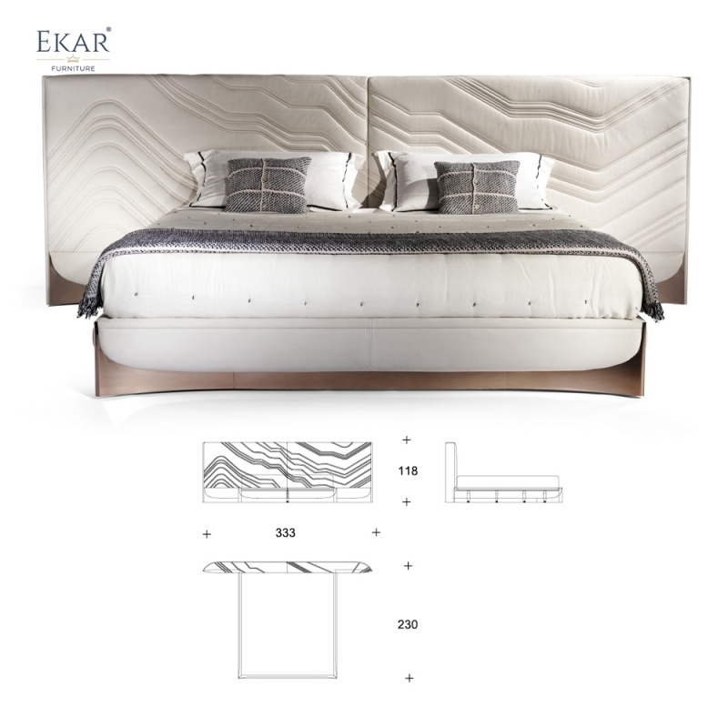 Modern Wide Screen Bed for Contemporary Bedrooms