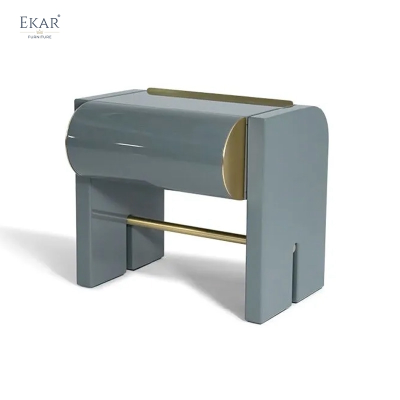 Modern Light Luxury Nightstand with Drawers