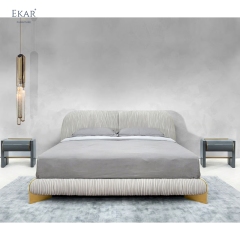 Modern Light Luxury Nightstand with Drawers