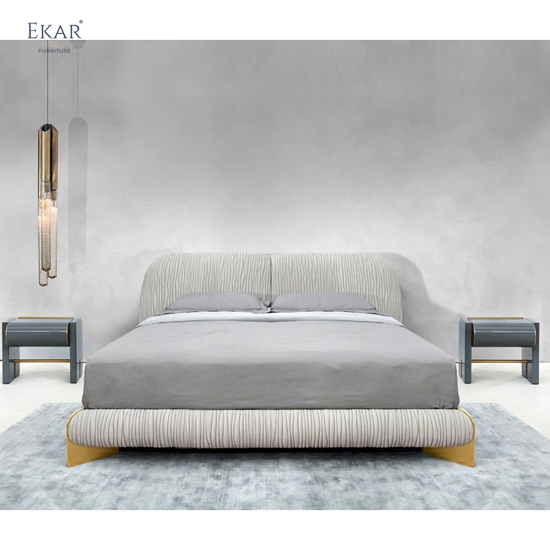 Modern Light Luxury Nightstand with Drawers