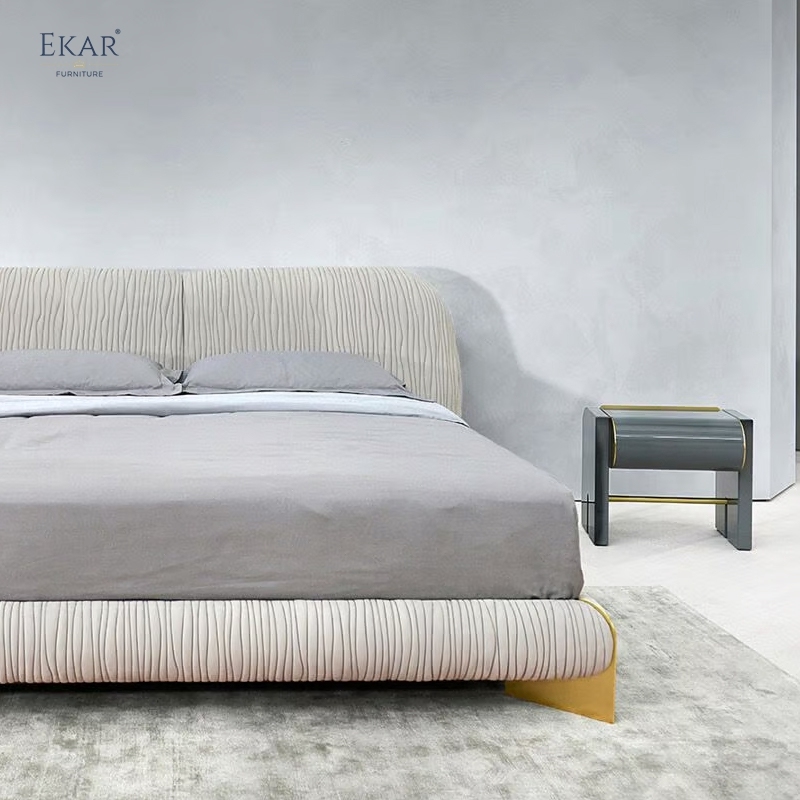 Modern Light Luxury Nightstand with Drawers