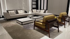 Sleek Modern Modular Fabric Sofa – Versatile Comfort for Contemporary Living