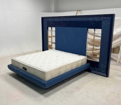 Modern Widescreen Velvet Bed – Luxurious Comfort and Style for Bedrooms