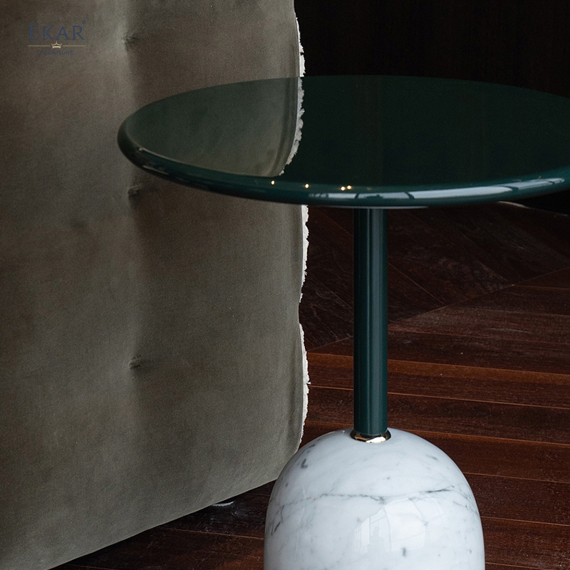 EKAR Modern Side Table with marble Base
