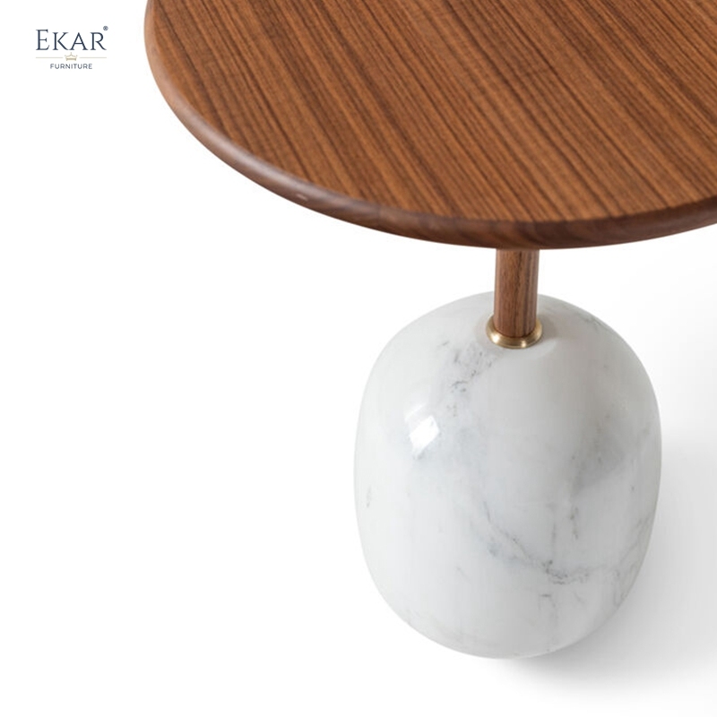 EKAR Modern Side Table with marble Base