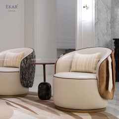 EKAR Modern Side Table with marble Base
