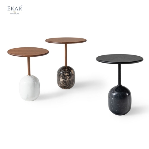 EKAR Modern Side Table with marble Base