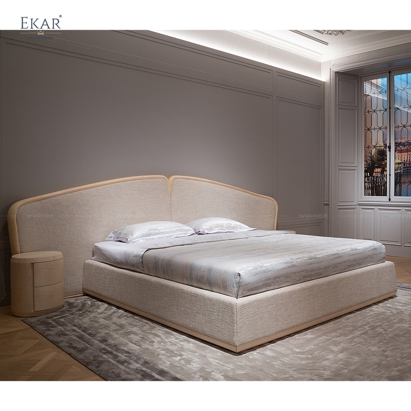 EKAR Ginkgo-Inspired Wide Bed​ Modern bed PM01B10