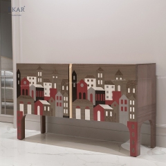EKAR Casette-Inspired Inlaid Sideboard​