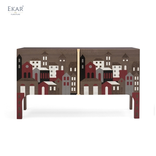 EKAR Casette-Inspired Inlaid Sideboard​
