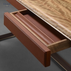 Modern Executive Desk in Wood & Metal