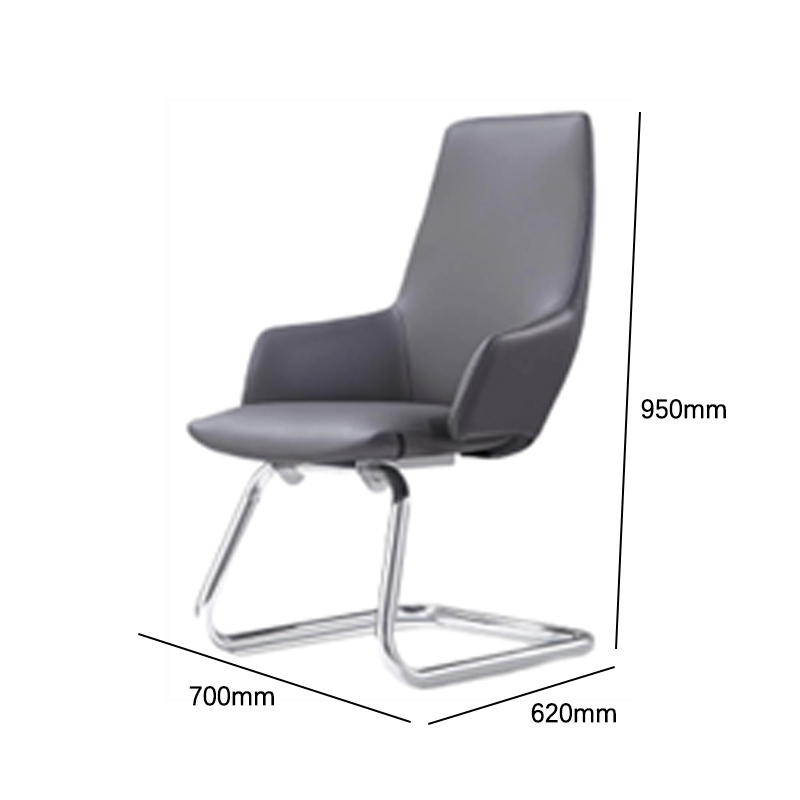 Modern Leather Office Chair with Ergonomic Adjustments