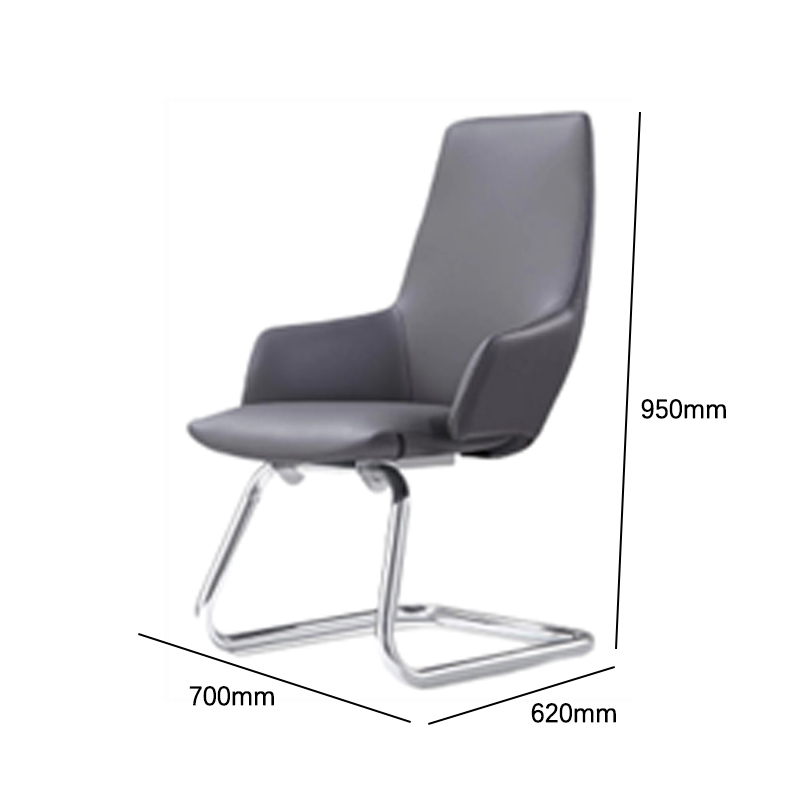 Modern Leather Office Chair with Ergonomic Adjustments
