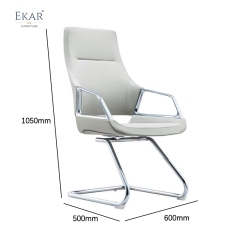 Modern Leather Office Chair with Ergonomic Lumbar Support