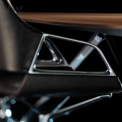 Modern Leather Office Chair with Ergonomic Lumbar Support