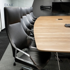 Modern Leather Office Chair with Ergonomic Lumbar Support