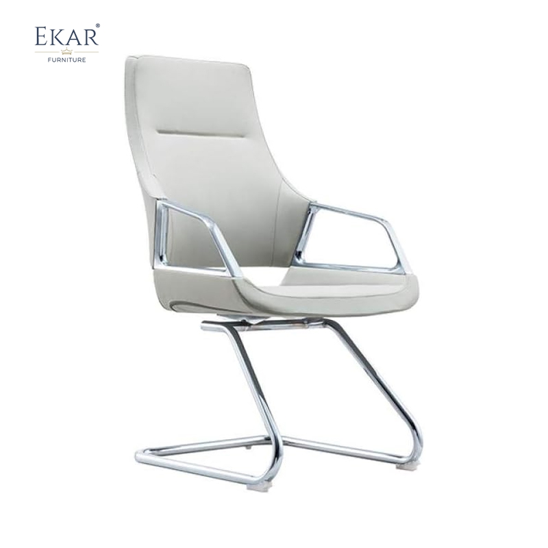 Modern Leather Office Chair with Ergonomic Lumbar Support
