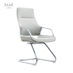 Modern Leather Office Chair with Ergonomic Lumbar Support
